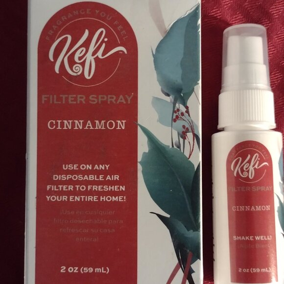 NEW Kefi Air Filter Spray – Cinnamon – 2-ounce spray bottle - Picture 1 of 10